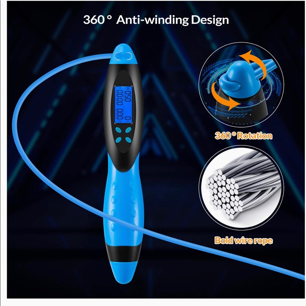 Cordless Jump Rope with Counter - Picture 3 of 5